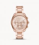 Michael Kors Chronograph Crystals Rose Gold Stainless Steel MK7108